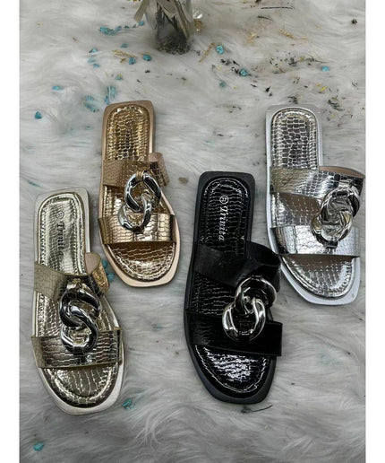 Comfortable Stylish Design Diamond Shiny Sandal