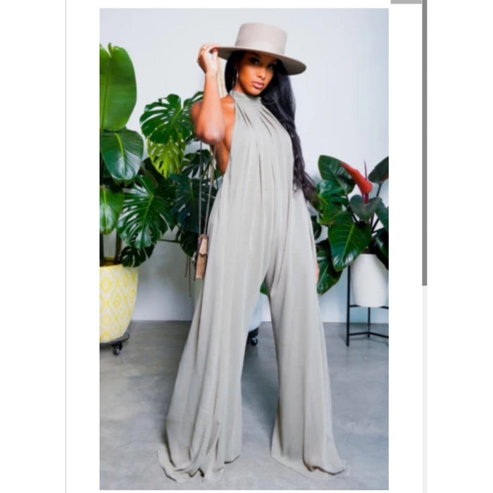 Backless Wide Leg Jumpsuit — YELLOW SUB TRADING