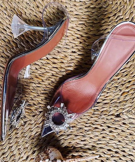 Crystal PVC Heel