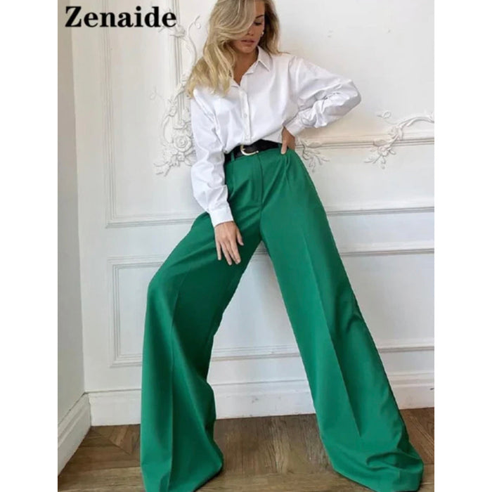 High Waisted Palazzo Pants