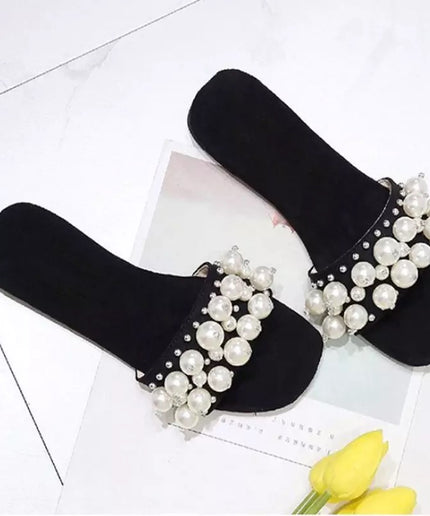 Pearl Shoes Flat Sandals