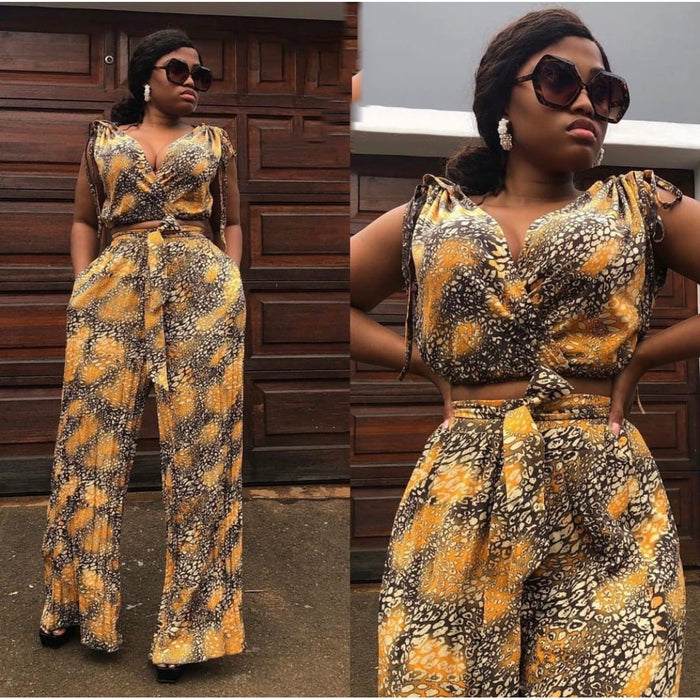 Ayah high waisted Trouser - African Print Blouse, Ankara Top, Ankara  Blouse, African Print Top, African blouse