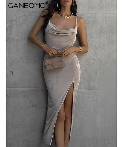 Sexy Split Maxi Dress