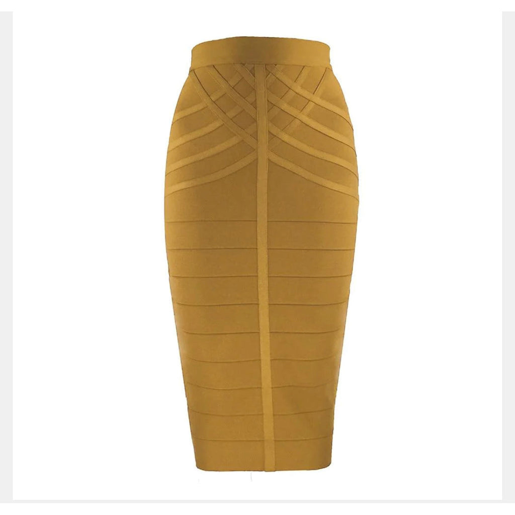 High Waist Classy Bandage Skirt — YELLOW SUB TRADING